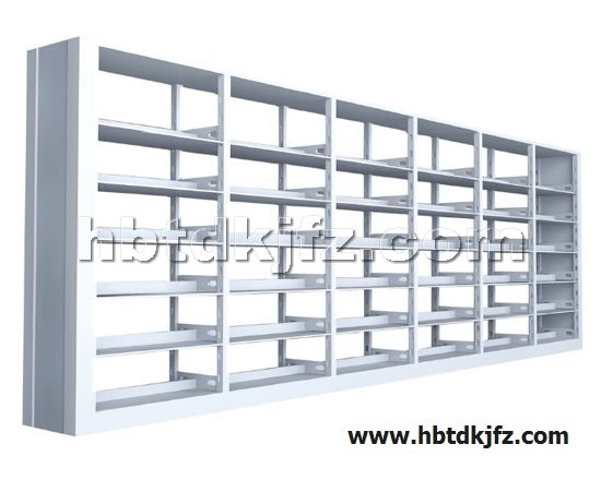 商品名稱：六層雙面雙柱鋼制書架